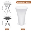 Unique Bargains Spandex Polyester Wrinkle-resistant High Elasticity Tablecloths - 2 of 4