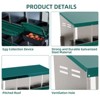 8 Compartments Nesting Box for Chickens Egg Laying, Heavy Duty Metal Poultry Nest Box with Roll Out Egg Collection, Swing Perch, Vented Holes - 2 of 4