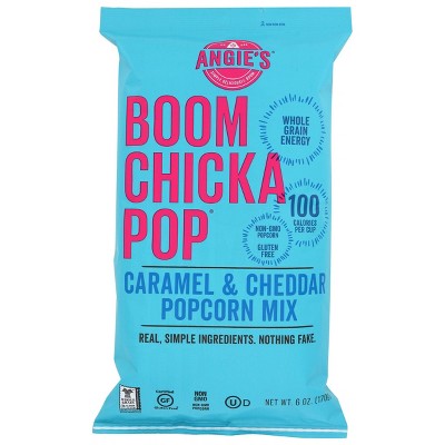 Angie's BOOMCHICKAPOP Caramel and Cheddar Popcorn Mix - 6oz / 12pk
