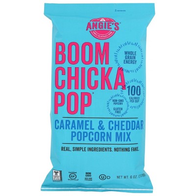 Angie's BOOMCHICKAPOP Caramel and Cheddar Popcorn Mix - 6oz / 12pk