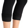 MUK LUKS Women's 4" High Waisted Fleece Lined Leggings - 3 of 4
