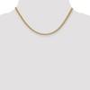 Black Bow Jewelry 2.6mm, 14k Yellow Gold, Hollow Wheat Chain Necklace - 2 of 4