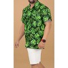 HAPPY BAY Men's Hawaiian Shirt Collar Vacation - 3 of 4