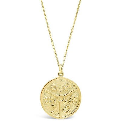 SHINE by Sterling Forever Sterling Silver Houses of Astrology Pendant Necklace
