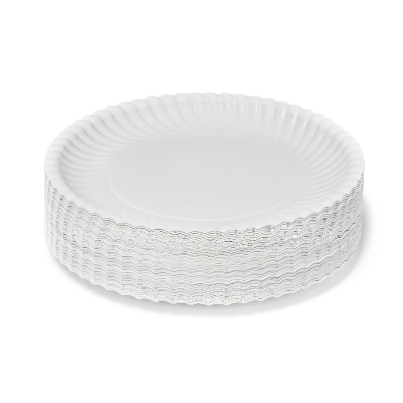 Coated Disposable Paper Plates - 9" - Smartly™, 3 of 6