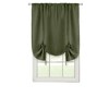 Kate Aurora Shabby Linen Farmhouse Sheer Flax Curtain Tie Up Single Window Curtain Shade - 2 of 2