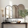 LuxenHome Triple Arch Framed Wall Mirror Black - 2 of 4
