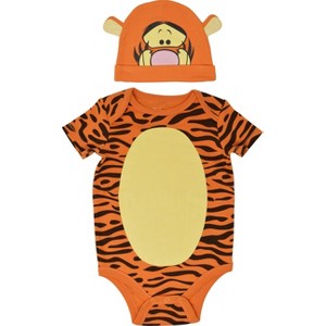 Disney Cosplay Baby Bodysuit and Hat Set Newborn to Infant - 1 of 4