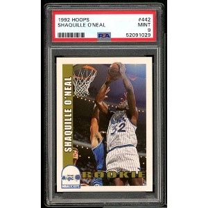 Shaquille O'Neal Rookie Card 1992-93 Hoops #442 PSA 9 - 1 of 2