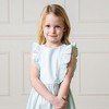 Hope & Henry Girls' Organic Seersucker Flutter Sleeve Open Back Dress, Toddler - 3 of 4
