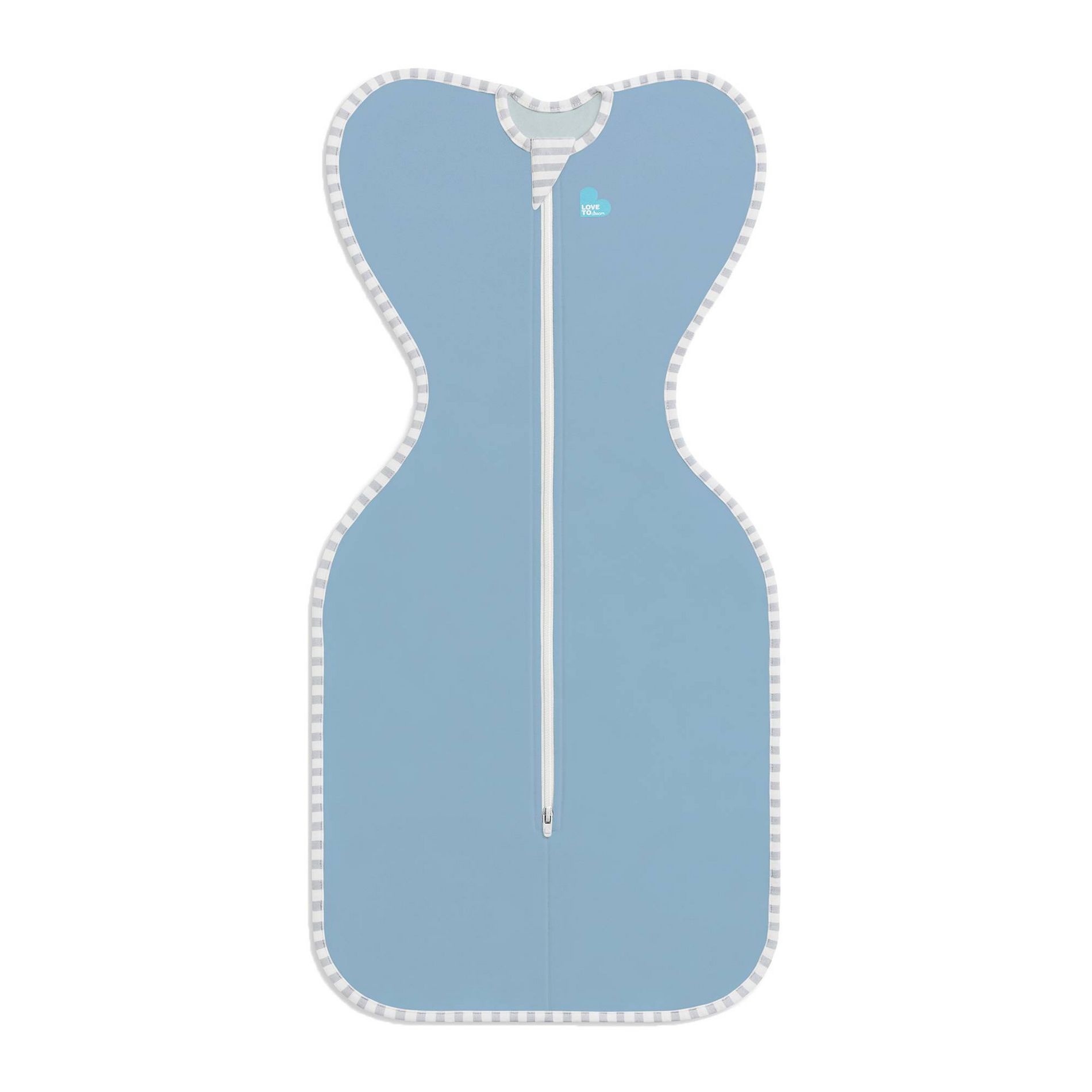 Love to Dream Swaddle Up Sleep Sack- Cotton 1.0 TOG - Dusty Blue - S