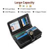 Women’s Wallet Leather Wristlet – RFID Blocking Large Capacity Credit Card Holder with Zipper Pocket, Multiple Compartments & Phone Slot - 4 of 4