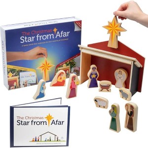 Star From Afar The Christmas Advent Calendar and Playset - 13 Piece Christmas Nativity Playset for Kids - Great Christian or Catholic Gift for - 1 of 4