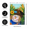 Evergreen Scarecrow and Friend Appliques Garden Flag 12 x 18 Inches Indoor Outdoor Decor - 4 of 4