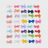 Simply Petals 40 Pack Heart Themed Hair Bow Set -  Assorted Baby Bows for 0-12 Months, Colorful Clips for Infants, Girl, 40pcs - 2 of 4