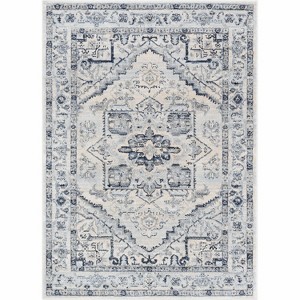 Well Woven Omaha Collection Camilla Transitional Medallion Area Rug - for Living Room, Bedroom, Hallways, and Kitchen - 1 of 4