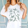 Retro Birds Nature T-Shirt, Vintage Green Bird Illustration Tee | OrnamentallyYou - 4 of 4