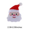 Unique Bargains Christmas Brooches Santa Claus Plush Red White 1Pcs - 3 of 4