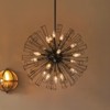 Rennnsan Jesmere 34"W 18-Light Unique Geometric Sputnik Dandelion Industrial Dimmable Chandelier - 4 of 4