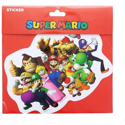 Super Mario Brothers Peel and Stick Wall Decals for Kids