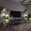 Vynxaria 8-Layer Plant Stand with Grow Lights: S-Shaped Indoor Shelf, Full-Spectrum Timed Lights for Plants & Display - 4 of 4