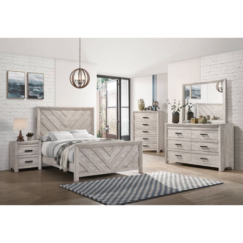 3pc Keely Panel Bedroom Set White - Picket House Furnishings, 6 of 22