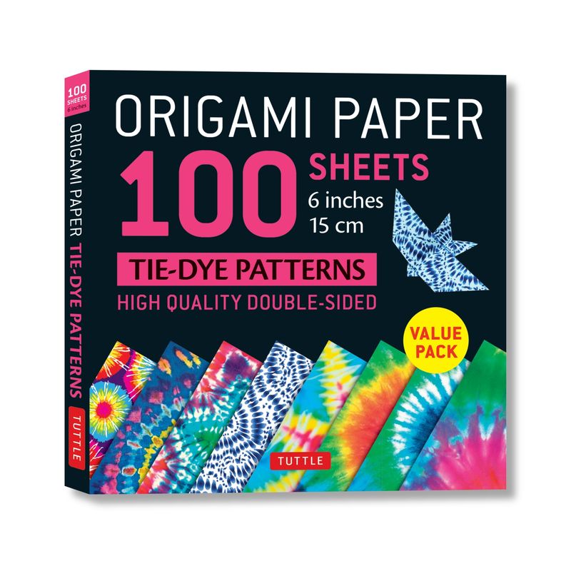 Origami Paper 100 Sheets Tie-Dye Patterns 6 (15 CM) - by  Tuttle Studio (Loose-Leaf), 1 of 2