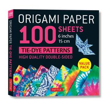 Origami Paper 100 Sheets Tie-Dye Patterns 6 (15 CM) - by  Tuttle Studio (Loose-Leaf)