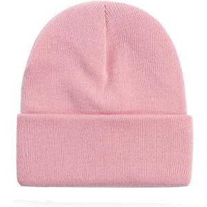 MSDC 1&2 Pack Beanie for Men Women Slouchy Beanie Hats Winter Knit Caps Soft Ski Hat Unisex - 1 of 4