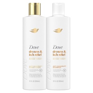 Dove Beauty Dermacare Anti-Dandruff Conditioner 12 fl oz + Shampoo 12 fl oz - 1 of 4