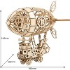 ROBOTIME 3D Wooden Airship Jigsaw Puzzle Craft Kits, Best Toys Gifts for Teens Adults, Beige, 7"*4.9"*6.5" - 4 of 4
