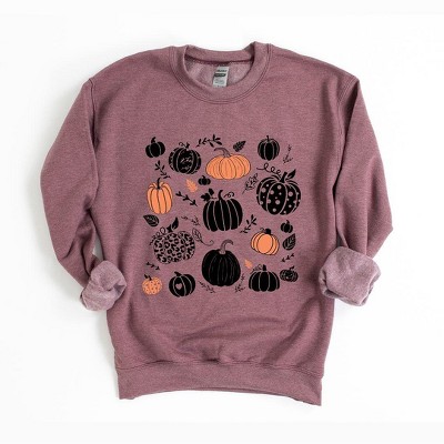 Simply Sage Market Women's Graphic Sweatshirt Halloween Pumpkins