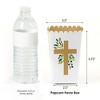Big Dot of Happiness Elegant Cross - Religious Party Favor Popcorn Treat Boxes - Set of 12 - 2 of 4