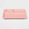 10" Plastic Kids' Square Divided Plate - Pillowfort™ - 3 of 3