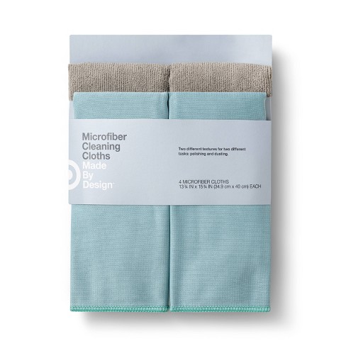 Microfiber Cleaning Cloths - 4ct - Made By Design™ : Target