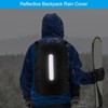 Unique Bargains Waterproof Backpack Rain Cover with Vertical Reflective Strap - 4 of 4