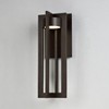 dweLED Chamber 20" High Bronze LED Outdoor Wall Light - 2 of 2