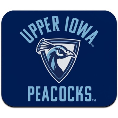 Upper Iowa University Peacocks Logo Low Profile Thin Mouse Pad