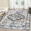 Washable Area Rug Vintage Floral Boho Throw Rug with Non-Slip Backing Stain Resistant Low-Pile Soft Carpet for Living Room Bedroom - 4 of 4