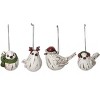 Transpac Resin 3.25 in. Multicolored Christmas Knotty Birch Birds Ornament Set of 4 - 2 of 4