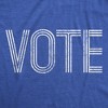 Womens Vote T Shirt Election USA America Graphic Novelty Tee - Crazy Dog Women's T Shirt - 2 of 4