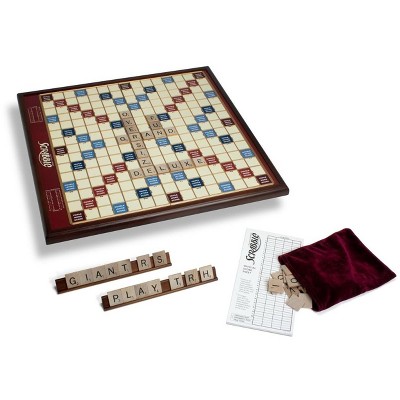 Giant Scrabble (Deluxe Wood Edition) Board Game