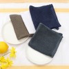 Unique Bargains Cotton Double-Sided Waffle Weave Absorbent Kitchen Towels 14" x 14" 6 Pcs - image 2 of 4