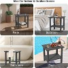 Acoinel HDPE Patio End Table for Outdoor - 3 of 4