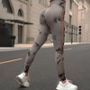 BABYYER Women's High Waist Yoga Pants, Tie-Dye Side Cutout Elastic Tights, Breathable Casual Sports Clothing - 2 of 4