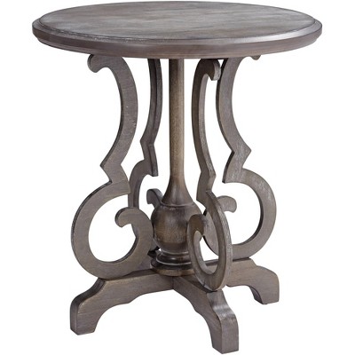 target round accent table