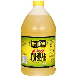 Mt. Olive Pickle Juice 100% Kosher Dill Pickle Brine, 64 Ounce Bottle (Pack of 2) - 1 of 4