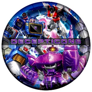 Treasures Gifted Transformers Party Supplies - Decepticons Dinner Plates - 8 Pack - 1 of 4