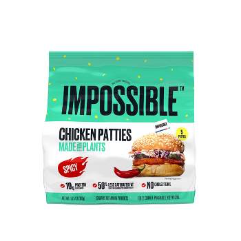 Impossible Plant Based Spicy Chicken Patties - Frozen - 13.5oz/5ct