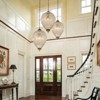 LLHZSY 1/3-Lights Retro Antique Sphere Crystal Chandelier Adjustable Height-11 4/5" or  17 7/10" - 4 of 4